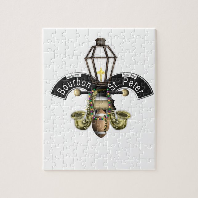 Quebra-cabeça Fleur de Nova Orleães (Vertical)