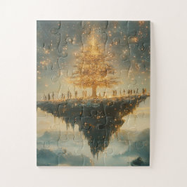 Quebra-cabeça Floating Christmas Tree Puzzle
