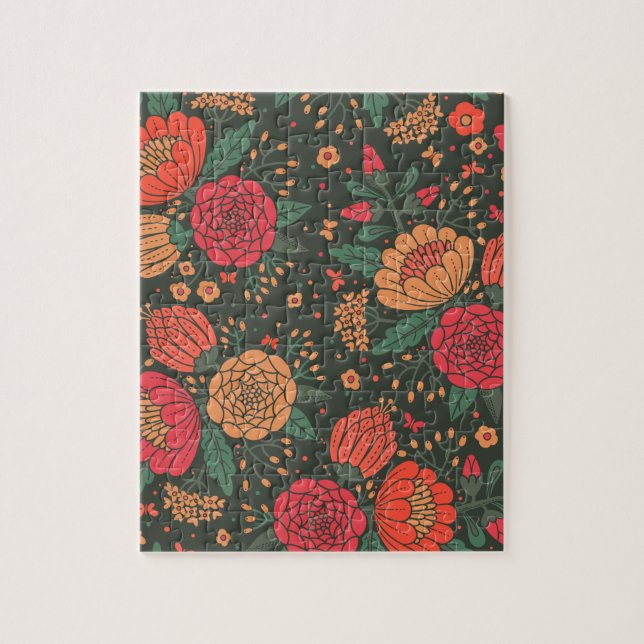 Quebra-cabeça flor (Vertical)