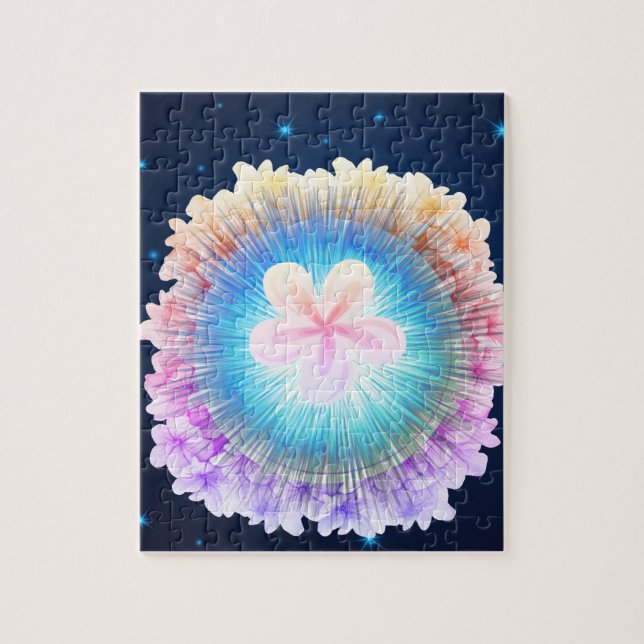 Quebra-cabeça Flor  (Vertical)