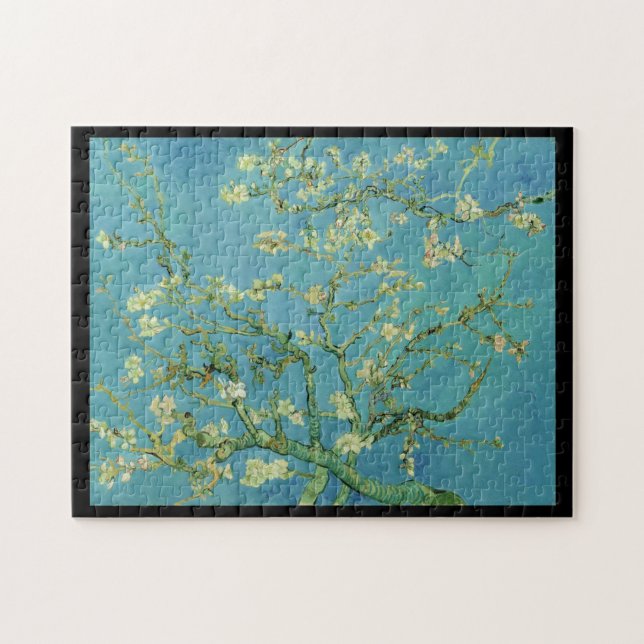 Quebra-cabeça Flor | 1890 da amêndoa de Van Gogh | (Horizontal)