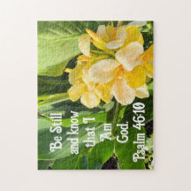 Flor Amarelo Esteja Estática E Conheça Salm 46:10