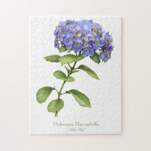 Quebra-cabeça Flor Azul