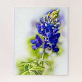Quebra-cabeça Flor Bluebonnet do Texas em branco com gráficos