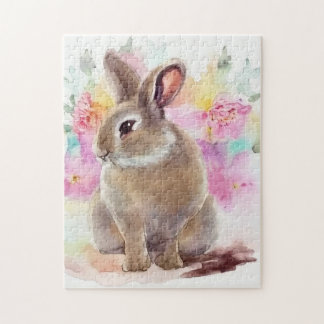 Quebra-cabeça Flor Bunny