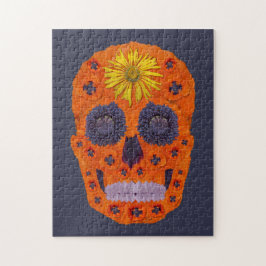 Quebra-cabeça Flor - Caveira 1