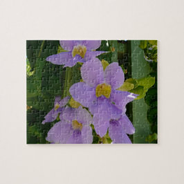 Quebra-cabeça Flor Céu Vinha Tropical Roxo Floral