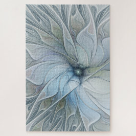Quebra-cabeça Flor de Arte Fractal, Abstrato, Bela Moderna Elega
