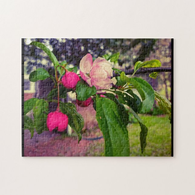 QUEBRA-CABEÇA FLOR DE MAÇÃ (Horizontal)