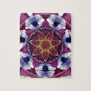 Quebra-cabeça Flor de presentes da mandala 8 da vida