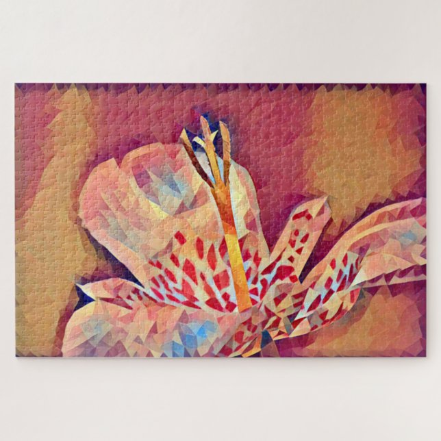 Quebra-cabeça Flor de Tigre (Horizontal)