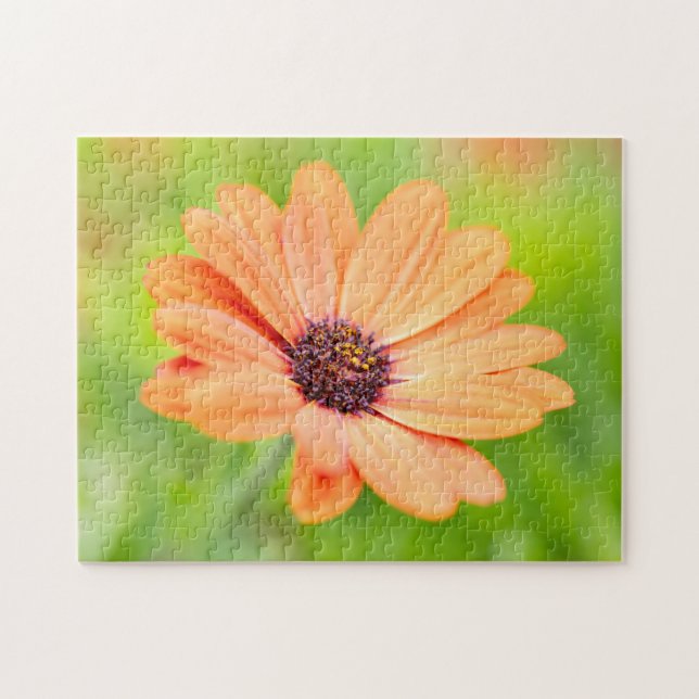 Quebra-cabeça Flor Laranja (Horizontal)
