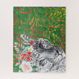 Quebra-cabeça Flor Leopardo Selva Batik