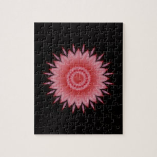 Quebra-cabeça Flor Mandala a rosa