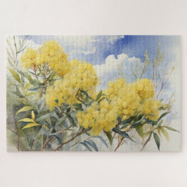 Quebra-cabeça Flor Nacional Austrália Ouro Wattle |