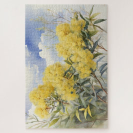 Quebra-cabeça Flor Nacional Austrália Ouro Wattle |
