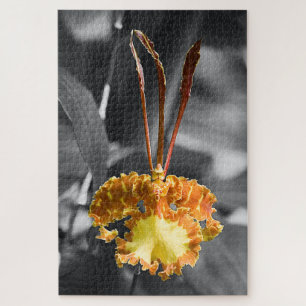 Quebra-cabeça Flor Orquídea Amarela