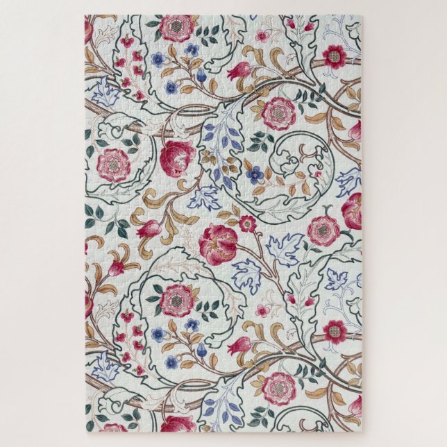 Quebra-cabeça Flor, Padrão Floral, William Morris (Vertical)