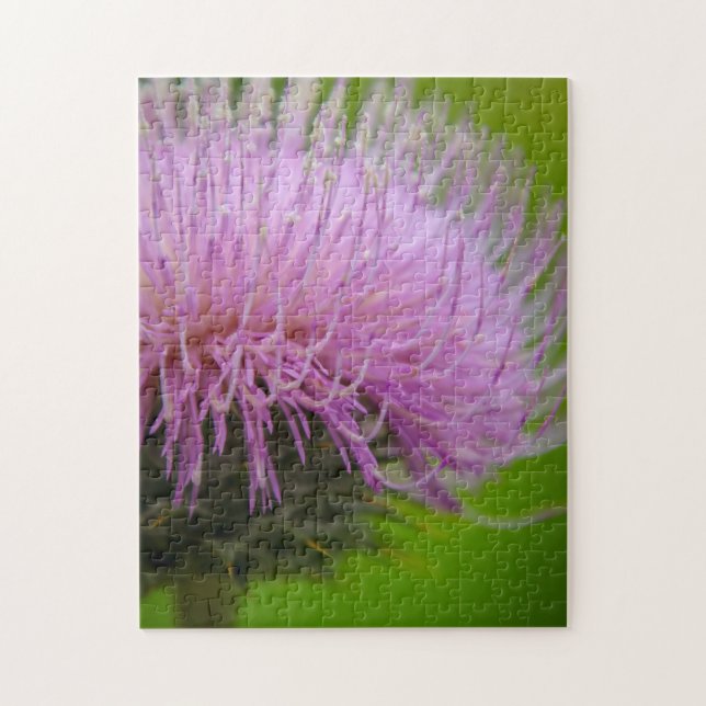 Quebra-cabeça flor rosa (Vertical)