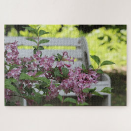 Quebra-cabeça Flor Rosa