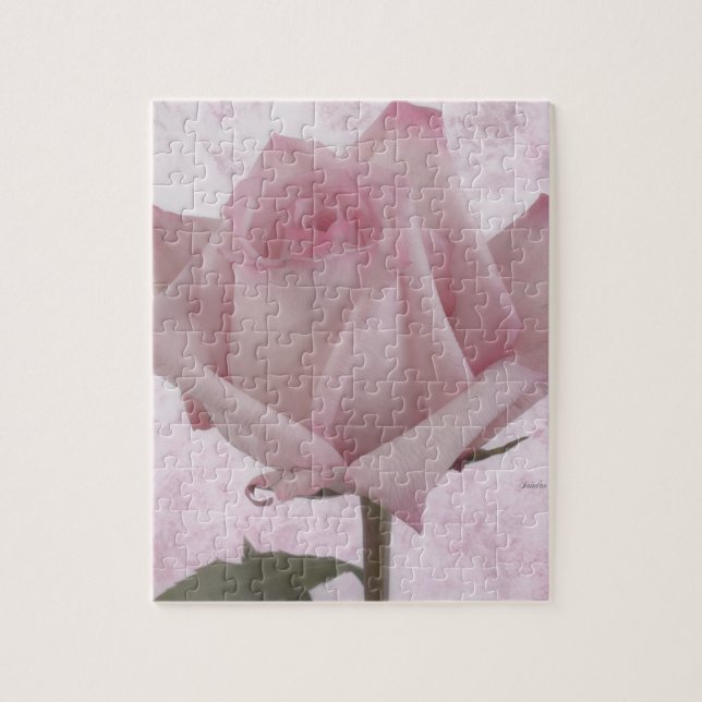 Quebra-cabeça Flor Rosa Rosa Rosa Suave (Vertical)