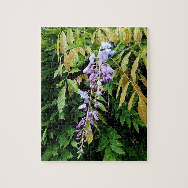 Quebra-cabeça Flor roxa (Vertical)