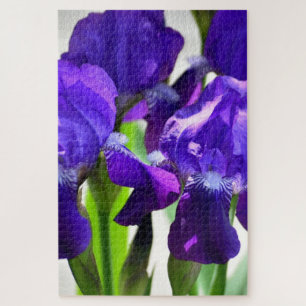 Quebra-cabeça Flor Roxo Iris