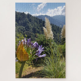 Quebra-cabeça Floração Montanhosa na Borda da Luz