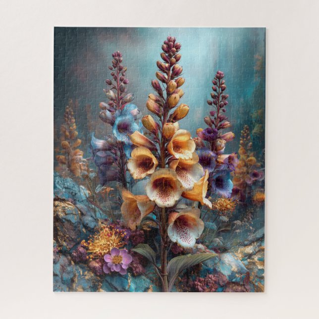 Quebra-cabeça Floral de Outono (Vertical)