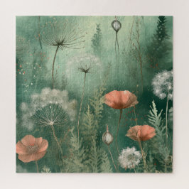 Quebra-cabeça Floral Vibrante para Relaxar Diverti