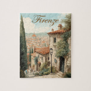 Quebra-cabeça Florença inspirada na Vintage