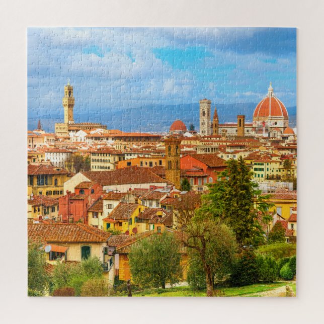 Quebra-cabeça Florence City Skyline Toscana Itália (Vertical)