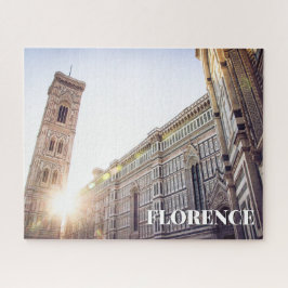 Quebra-cabeça Florence Itália Catedral Sunset