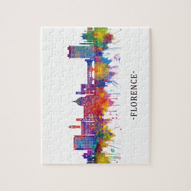 Quebra-cabeça Florence Italy Skyline (Vertical)