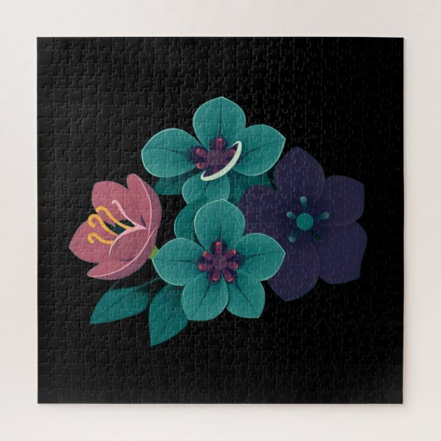 Quebra-cabeça Flores (Vertical)
