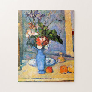 Quebra-cabeça Flores Azuis, Paul Cezanne