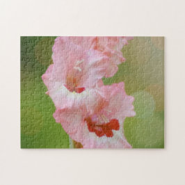 Quebra-cabeça Flores bonito Rosa Gladiolus Garden Art