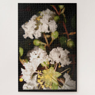Quebra-cabeça Flores Brancas Modernas Imagem Fotográfica