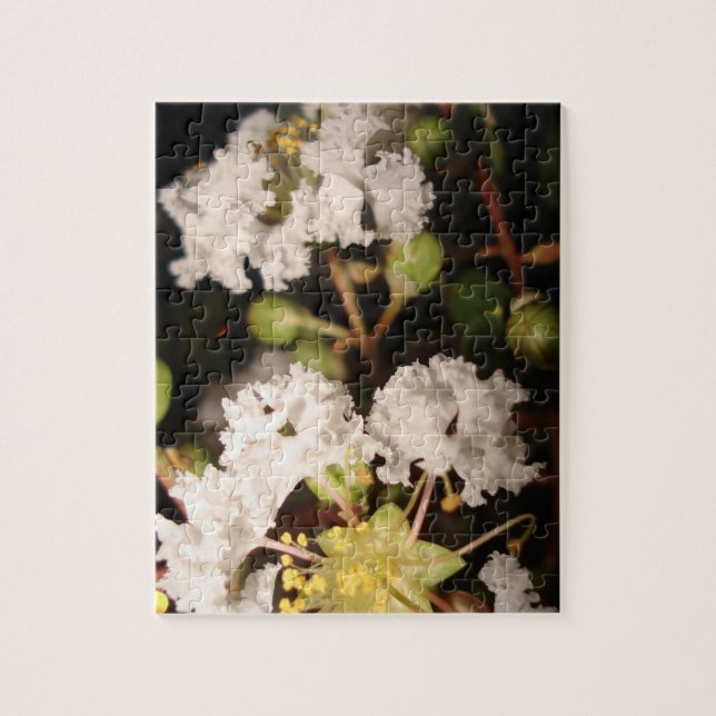 Quebra-cabeça Flores Brancas Modernas Plantas Natureza Fotografi (Vertical)
