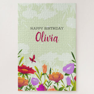 Quebra-cabeça Flores Coloridas da primavera