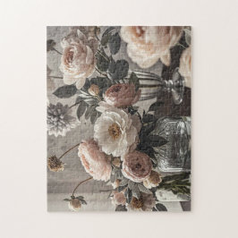 Quebra-cabeça Flores coloridas Flores elegantes inspiradas na sa