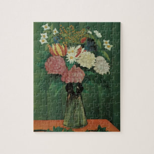 Quebra-cabeça Flores com Ivy por Henri Rousseau, Vintage Floral