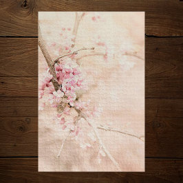 Quebra-cabeça Flores cor-de-rosa de Primavera