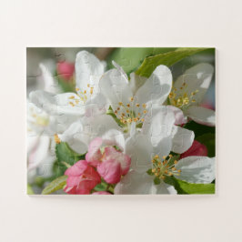 Quebra-cabeça Flores das flores de Apple desproporcionados