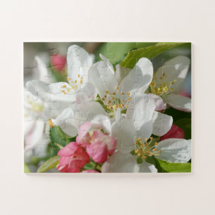 Quebra-cabeça Flores das flores de Apple desproporcionados
