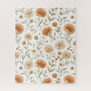 Quebra-cabeça Flores de Creme de Tempero de Laranja