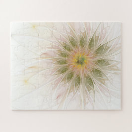 Quebra-cabeça Flores de fantasia fractal suaves e tenra