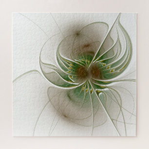 Quebra-cabeça Flores de fantasia fractal suaves e tenra