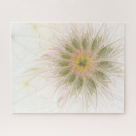 Quebra-cabeça Flores de fantasia fractal suaves e tenra