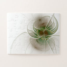 Quebra-cabeça Flores de fantasia fractal suaves e tenra